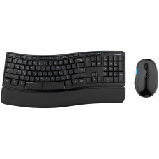 Комплект клавіатура та миша Microsoft  Comfort Desktop Sculp WL, EN/UK/RU, чорний
