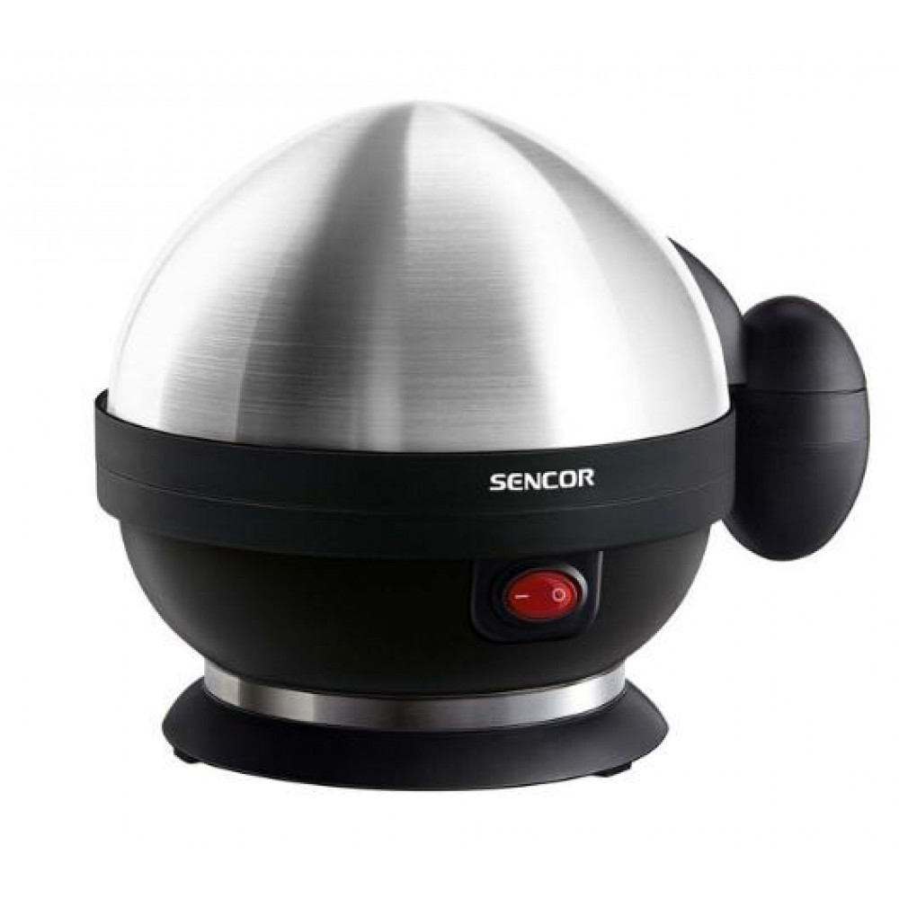 Яйцеварка Sencor, 380Вт, механічне керув., 3 рівня приготування, на 7 яєць, метал/пластик, чорний