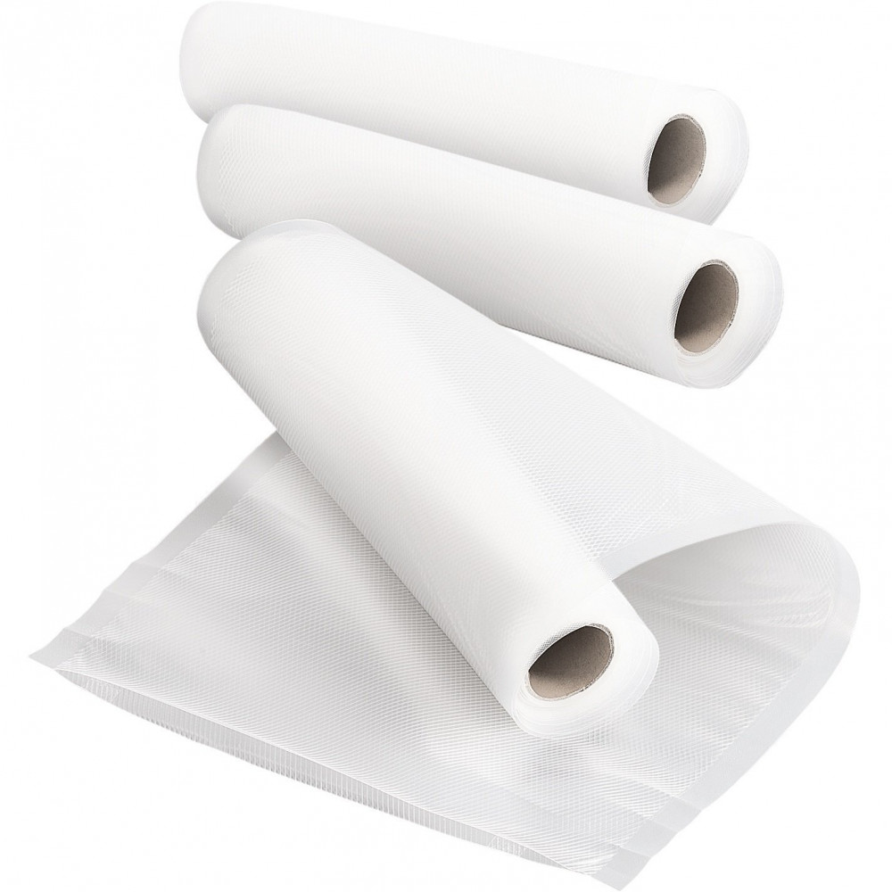 Вакуумна плівка для всіх вакууматорів Sencor, 3 рулони, 28х200см