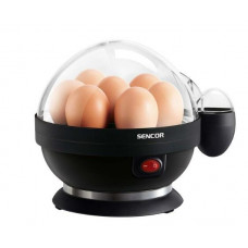 Яйцеварка Sencor, 380Вт, механічне керув., 3 рівня приготування, на 7 яєць, пластик, чорний
