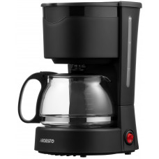 Кавоварка Ardesto крапельна 0.6л, мелена, сріблясто-чорний