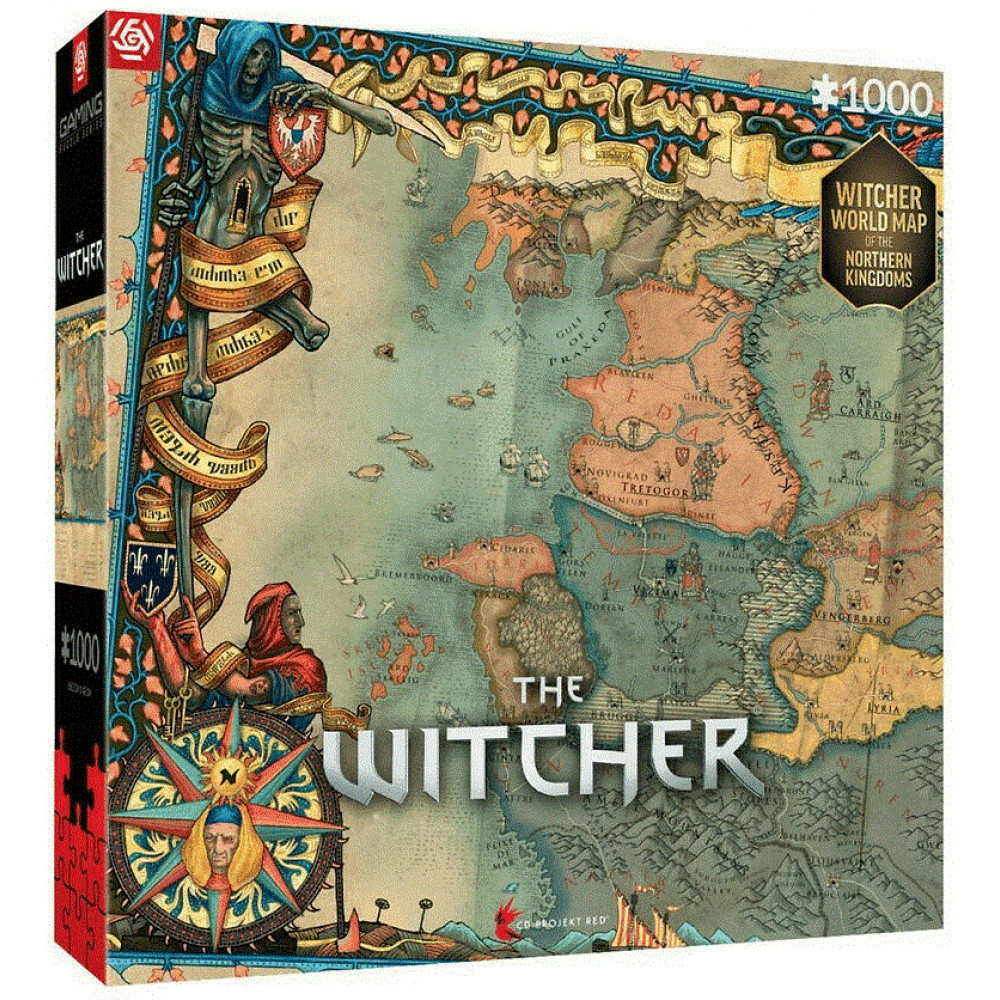 Пазл GoodLoot The Witcher 3 Northern Kingdoms 1000 ел.