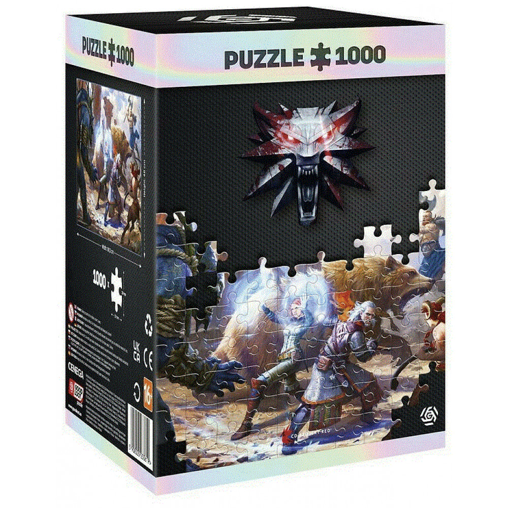 Пазл GoodLoot The Witcher: Geralt & Triss in Battle 1000 ел.