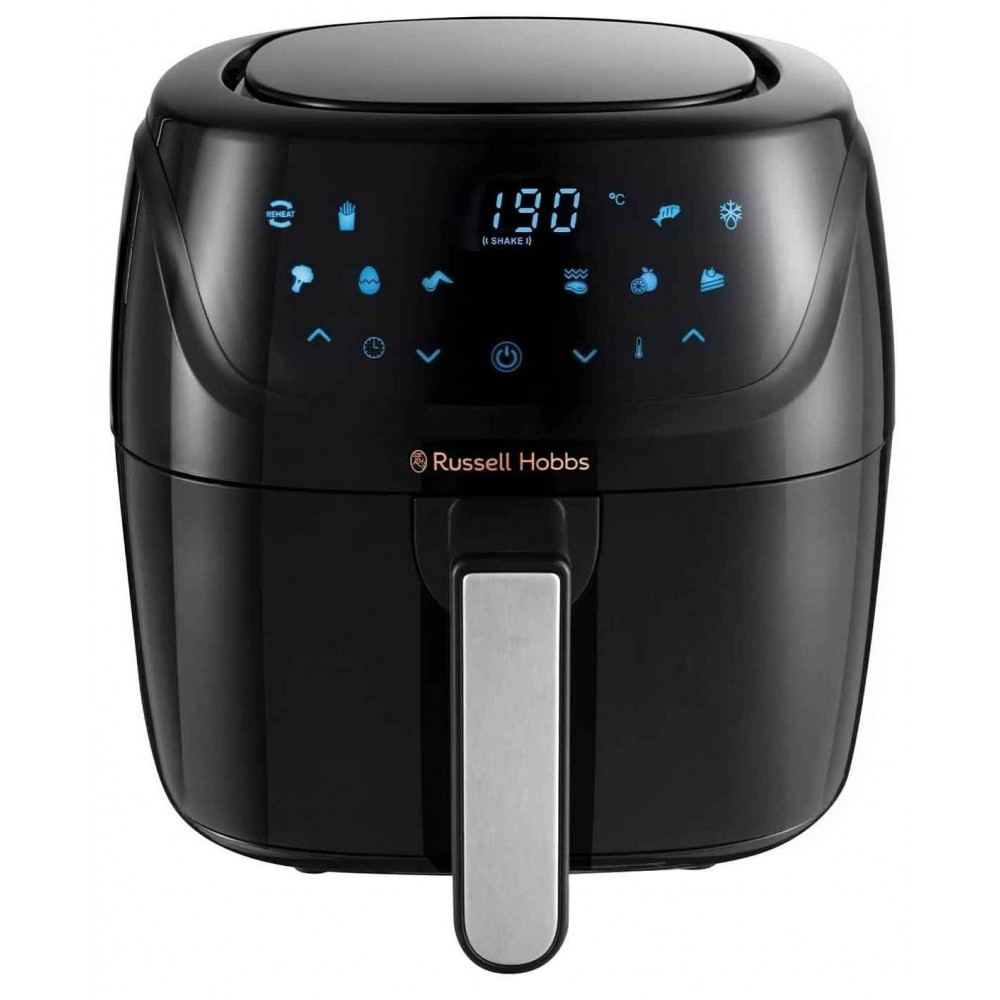Мультипіч Russell Hobbs SatisFry Air Medium, 1350Вт, чаша-4л, сенсорне керув., алюміній/пластик,чорно-сірий