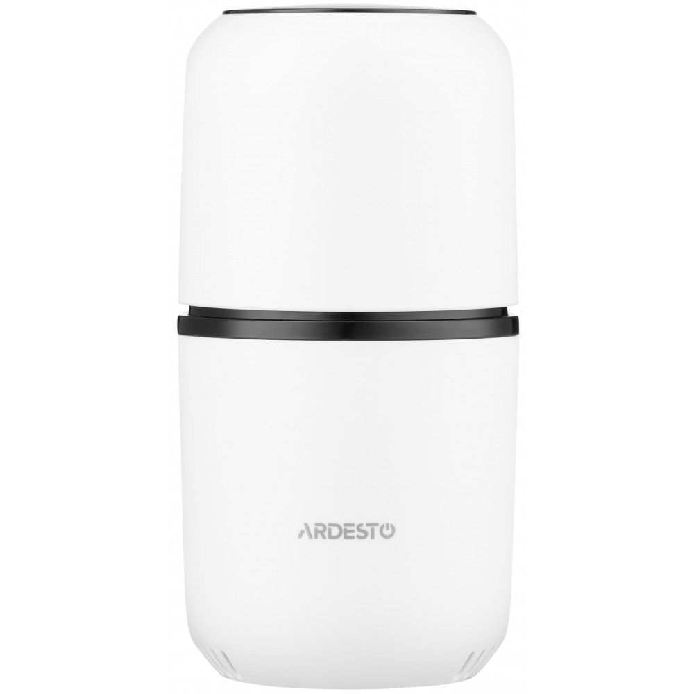 Кавомолка Ardesto роторна 150Вт, об'єм зерен-80г, пластик, білий