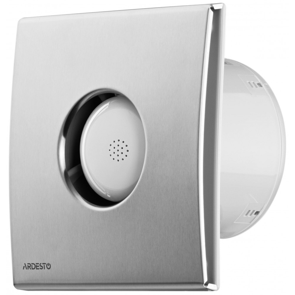 Витяжний вентилятор Ardesto 20 Вт, 120 м3/г, 2300 об./хв., 33 дБ, сріблястий