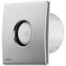 Витяжний вентилятор Ardesto 20 Вт, 120 м3/г, 2300 об./хв., 33 дБ, сріблястий