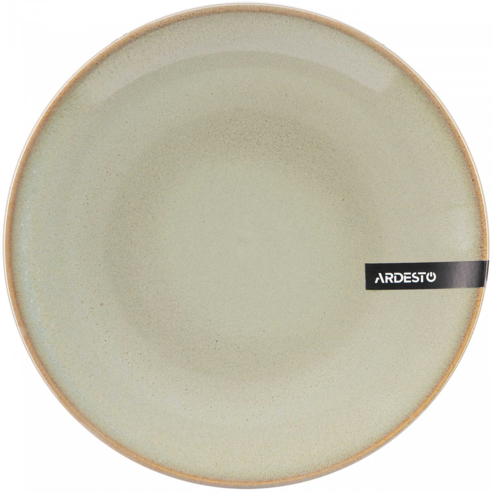 Тарілка десертна Ardesto Lecco, 19,5см, кераміка, сірий