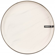 Тарілка обідня Ardesto Marmo, 27см, кераміка, бежевий