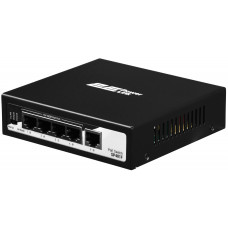 Комутатор 2E PowerLink SP401F 5xFE (4xPoE, 1xUplink), 55Вт, Некерований