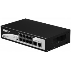 Комутатор 2E PowerLink SP802G 10xGE (8xPoE, 2xUplink), 120Вт, Некерований