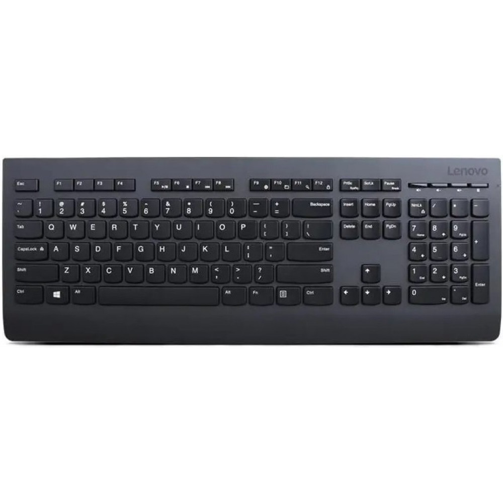 Клавіатура мембранна Lenovo Professional 108key, WL, EN/UKR/RU, чорний