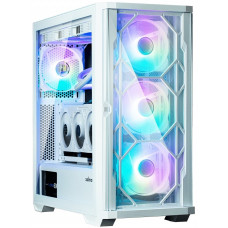 Корпус Zalman Z10 Duo без БЖ, 2xUSB3.0, 1xUSB Type-C, 3x140мм ARGB, 1x120мм ARGB, VGA 395мм, LCS ready, TG Side Panel, EATX,  білий