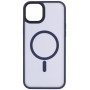 Чохол 2Е Basic для iPhone 15 Plus, Soft Touch MagSafe Cover, синій темний Чохол 2Е Basic для iPhone 15 Plus, Soft Touch MagSafe Cover, синій темний