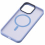Чохол 2Е Basic для iPhone 15 Pro , Soft Touch MagSafe Cover, синій світлий