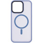 Чохол 2Е Basic для iPhone 15 Ultra, Soft Touch MagSafe Cover, синій світлий