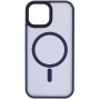 Чохол 2Е Basic для iPhone 15, Soft Touch MagSafe Cover, синій темний Чохол 2Е Basic для iPhone 15, Soft Touch MagSafe Cover, синій темний