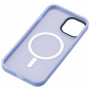 Чохол 2Е Basic для iPhone 15, Soft Touch MagSafe Cover, синій світлий
