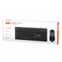 Комплект клавіатура та миша 2E MK401 USB-A, EN/UK, чорний Комплект клавіатура та миша 2E MK401 USB-A, EN/UK, чорний