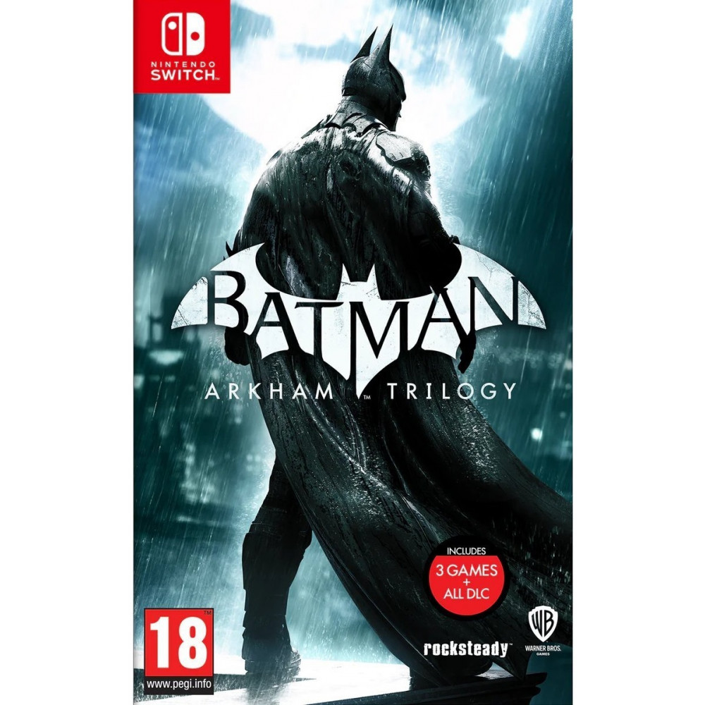 Гра консольна Switch Batman Arkham Trilogy, картридж