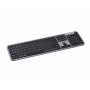 Клавіатура мембранна 2E KS240 110key, WL/BT, EN/UK, сіро-чорний Клавіатура мембранна 2E KS240 110key, WL/BT, EN/UK, сіро-чорний