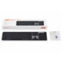 Клавіатура мембранна 2E KS240 110key, WL/BT, EN/UK, сіро-чорний Клавіатура мембранна 2E KS240 110key, WL/BT, EN/UK, сіро-чорний