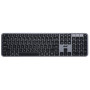 Клавіатура мембранна 2E KS240 110key, WL/BT, EN/UK, сіро-чорний Клавіатура мембранна 2E KS240 110key, WL/BT, EN/UK, сіро-чорний