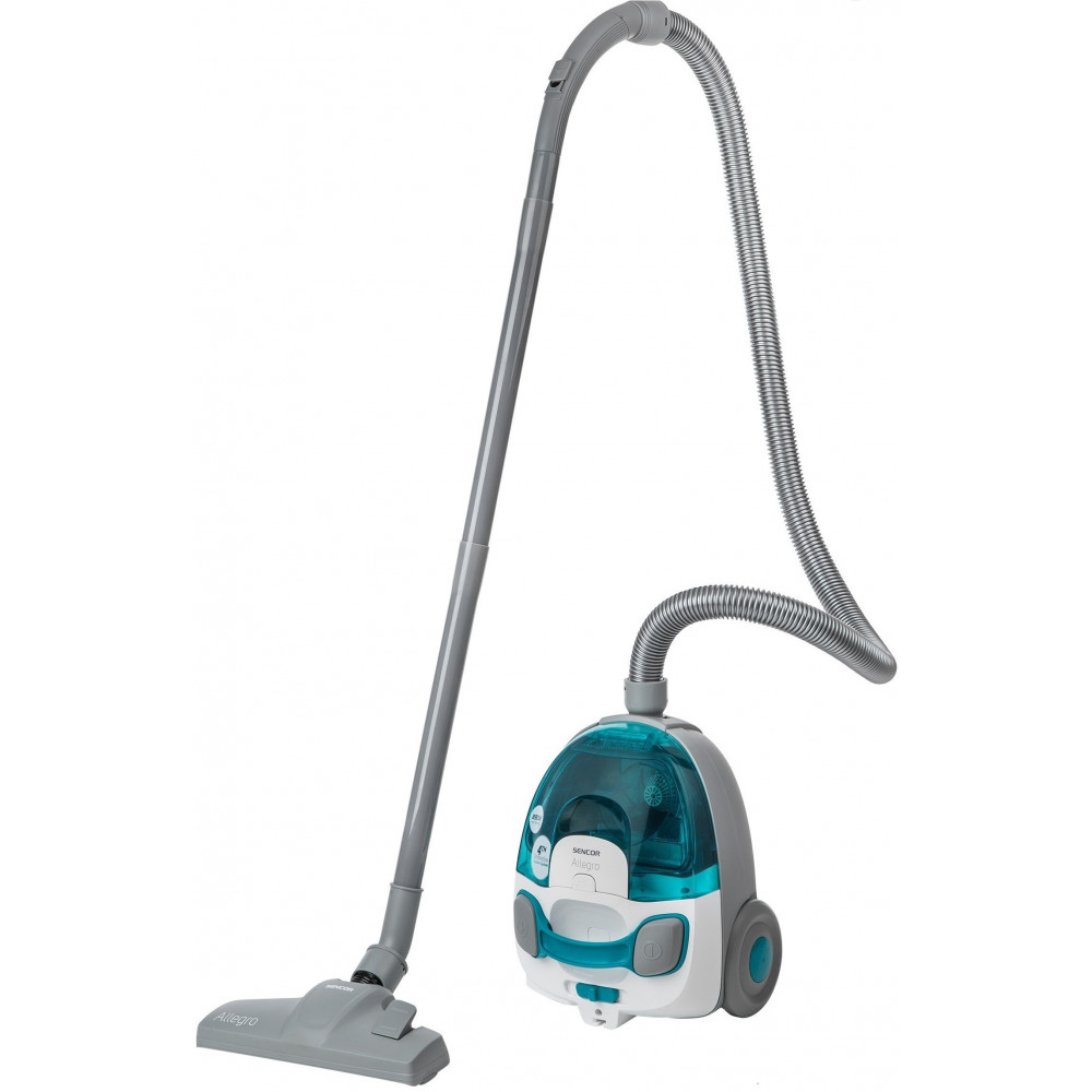 Пилосос Sencor контейнерний Allegro, 890Вт, конт пил -1.5л, НЕРА, синьо-сірий