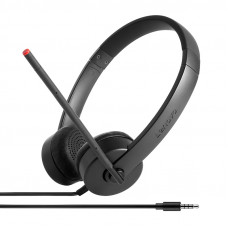 Гарнітура ПК стерео On-ear Lenovo Analog Headset, mini-jack, 1.2м, чорний Гарнітура ПК стерео On-ear Lenovo Analog Headset, mini-jack, 1.2м, чорний