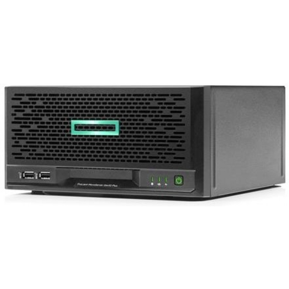 Сервер HPE MicroServer Gen10 Plus v2 E-2314 2.80GHz/4-core/1P, 16GB-U, VROC, 4LFF NHP, 180W External PS, MicroTower, iLo STD, 1Y Warranty