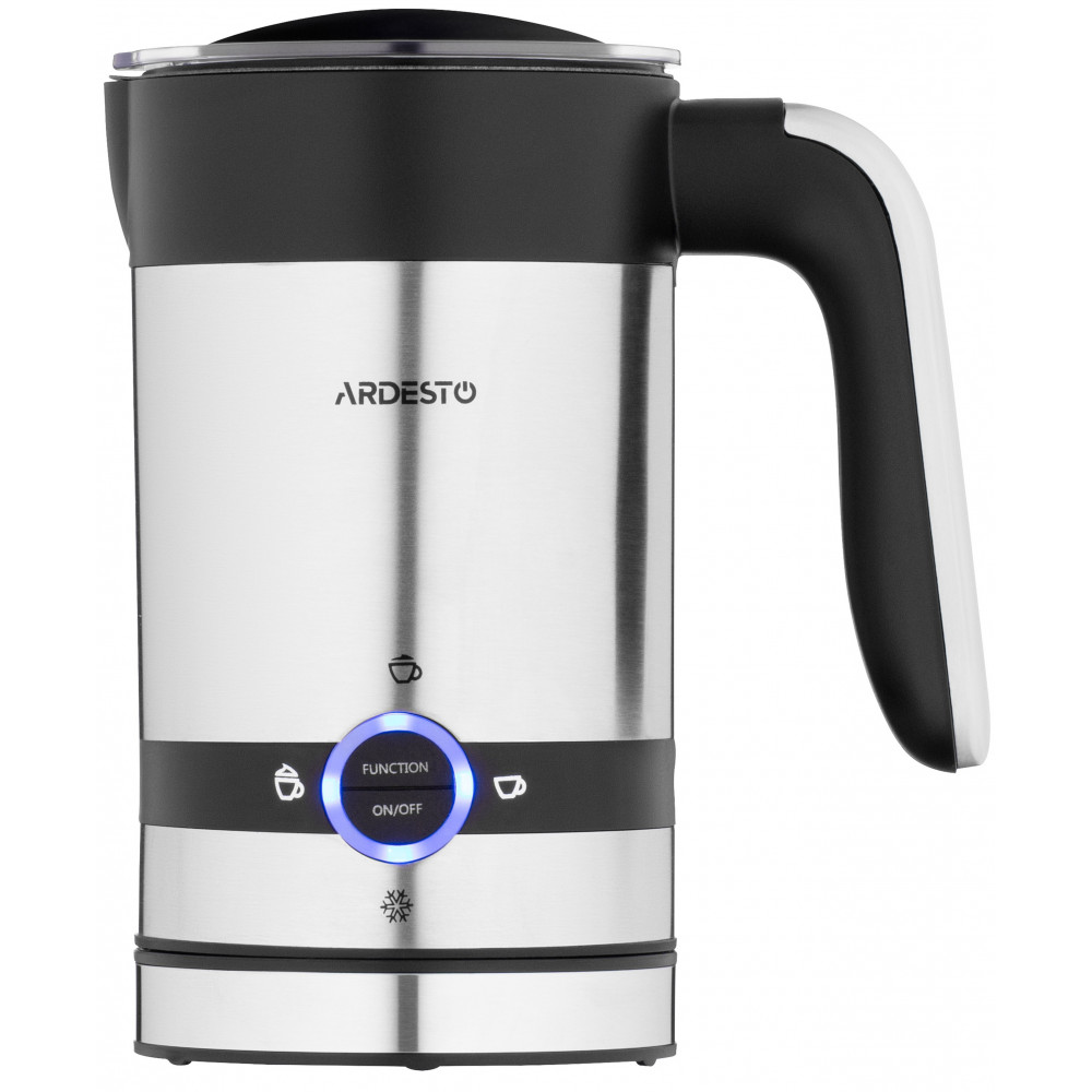 Спінювач-підігрівач Ardesto 450Вт, ємність резервуару-200мл, сріблясто-чорний