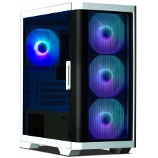 Корпус Zalman M4 без БЖ, 2xUSB3.0, 1xUSB2.0, 4x120мм ARGB, VGA 320мм, LCS ready, TG Side Window, mATX, білий