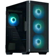 Корпус Zalman M4 без БЖ, 2xUSB3.0, 1xUSB2.0, 4x120мм ARGB, VGA 320мм, LCS ready, TG Side Window, mATX, чорний