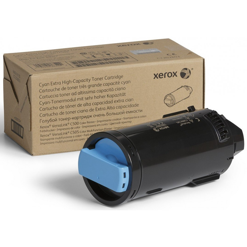 Тонер картридж Xerox VL C500/C505 Cyan (9000 стор)