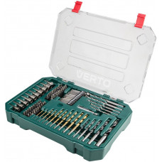 Набір свердел та біт Verto, 81шт, кейс Набір свердел та біт Verto, 81шт, кейс