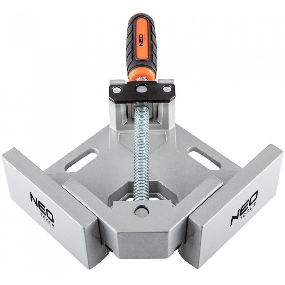 Струбцина Neo Tools, кутова, алюмінієва, напрямна 95мм, 70х70мм