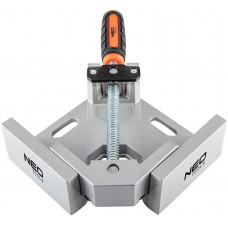 Струбцина Neo Tools, кутова, алюмінієва, напрямна 95мм, 70х70мм Струбцина Neo Tools, кутова, алюмінієва, напрямна 95мм, 70х70мм