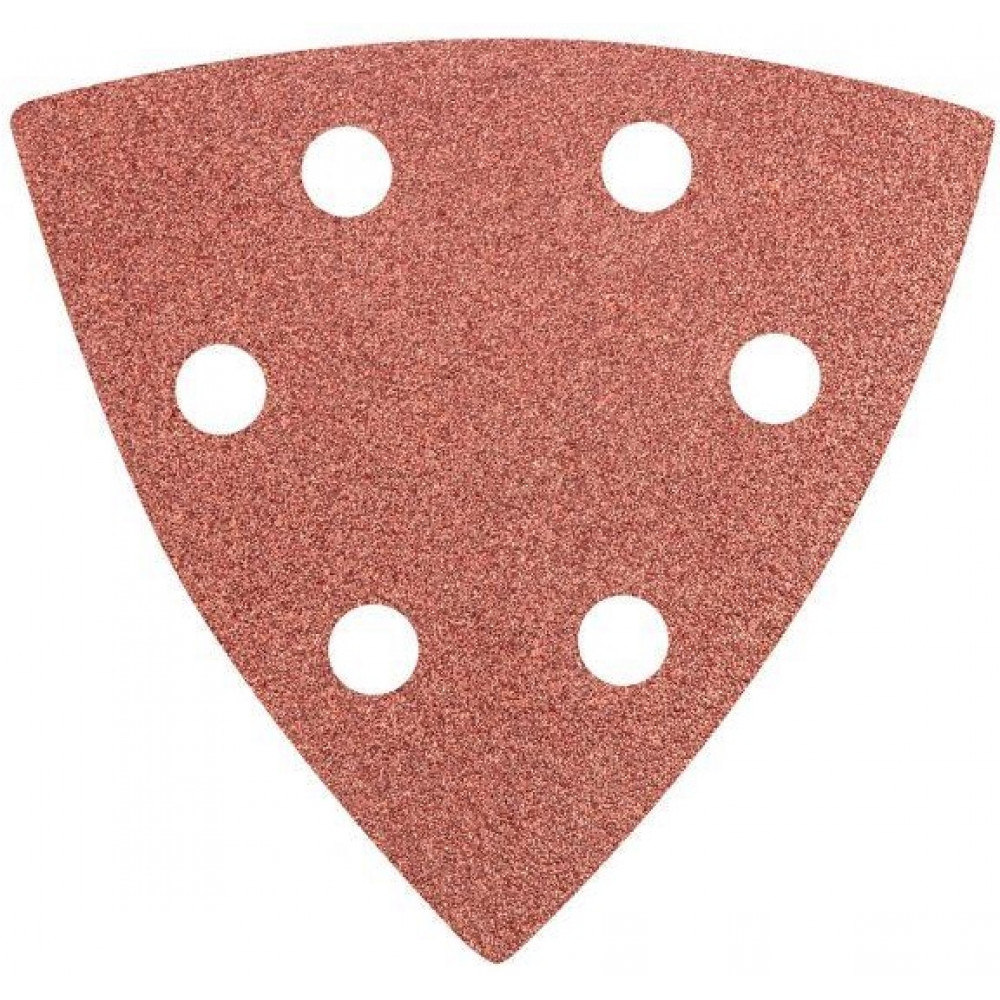 Шліфувальний папір трикутний GRAPHITE, 5шт, на липучці, тип DELTA 93x93мм, K100