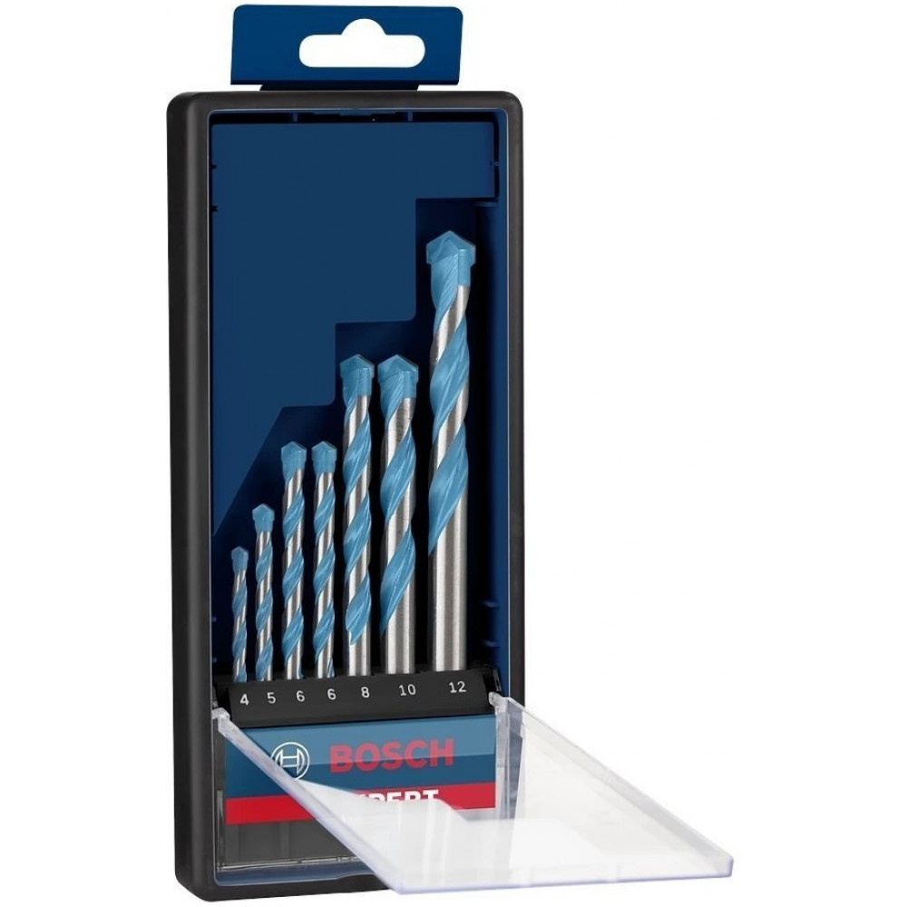 Набір свердел по металу Bosch Professional Expert MultiConstruction CYL-9, 4/5/6/6/8/10/12мм, 7шт