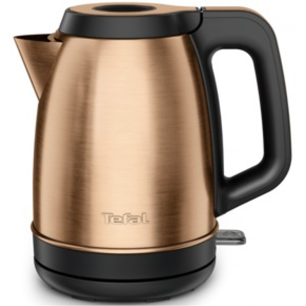 Електрочайник Tefal Coppertinto 1.7л, Strix, нержавіюча сталь, бронзовий