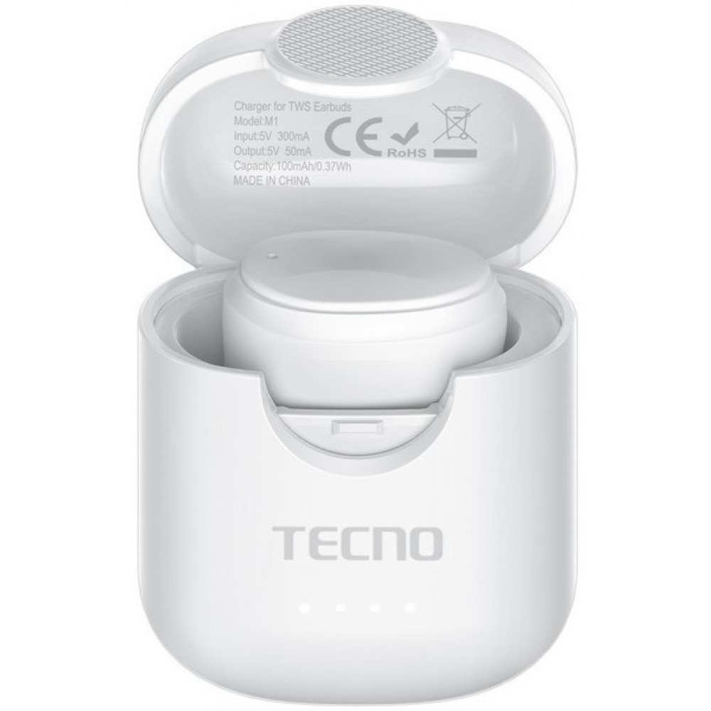 Гарнітура TECNO Minipods M1 Mono White