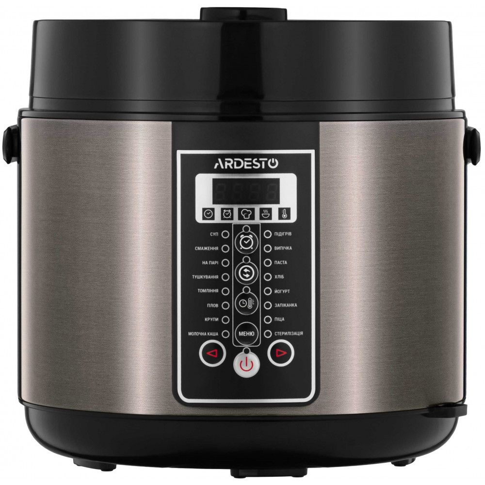Мультиварка Ardesto, 860Вт, чаша-5л, електронне керув., метал/пластик, бронзовий