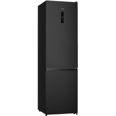 Холодильник з нижн. мороз. камерою Gorenje, 200х60х60см, 2 двері, 238(98)л, А+, NF+, Зона св-ті, Зовн. Дисп, Чорний