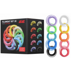 Картридж 2E для 3D ручки PCL, 1.75мм, 10шт, мікс