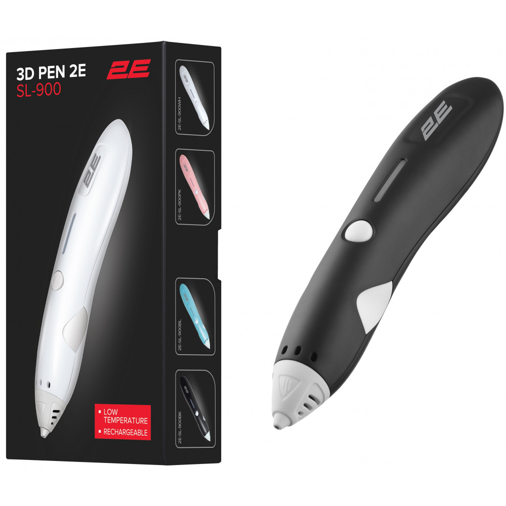 Ручка 3D 2E SL_900, PCL, Aкб 500mAh, чорний