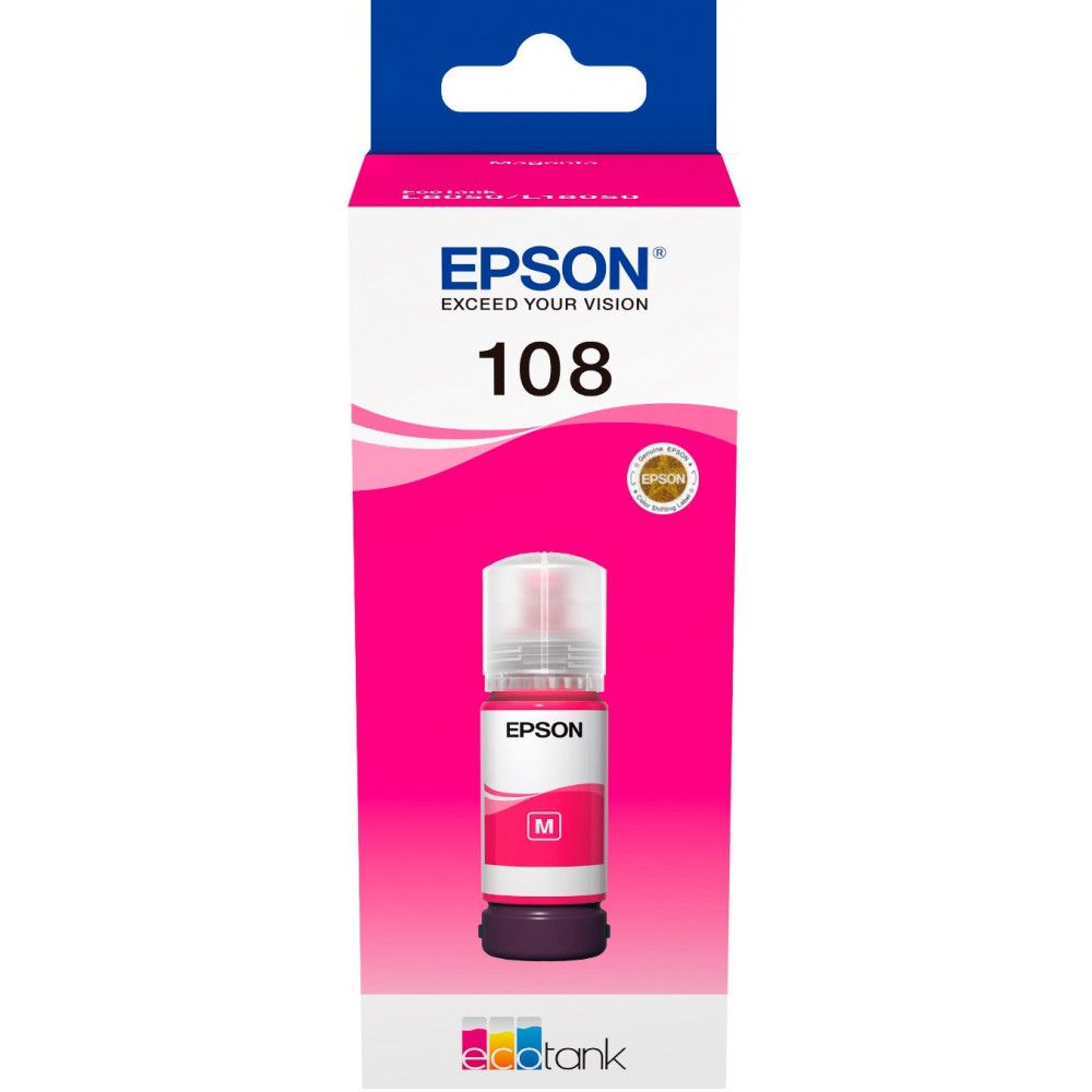 Контейнер з чорнилом Epson 108 EcoTank L8050/L18050 magenta
