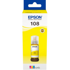 Контейнер з чорнилом Epson 108 EcoTank L8050/L18050 yellow