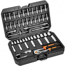 Набір інструментів Neo Tools, набір торцевих головок, 53шт, 1/4 Набір інструментів Neo Tools, набір торцевих головок, 53шт, 1/4