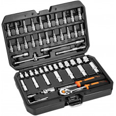 Набір інструментів Neo Tools, Набір торцевих головок, 73шт, 1/2 Набір інструментів Neo Tools, Набір торцевих головок, 73шт, 1/2