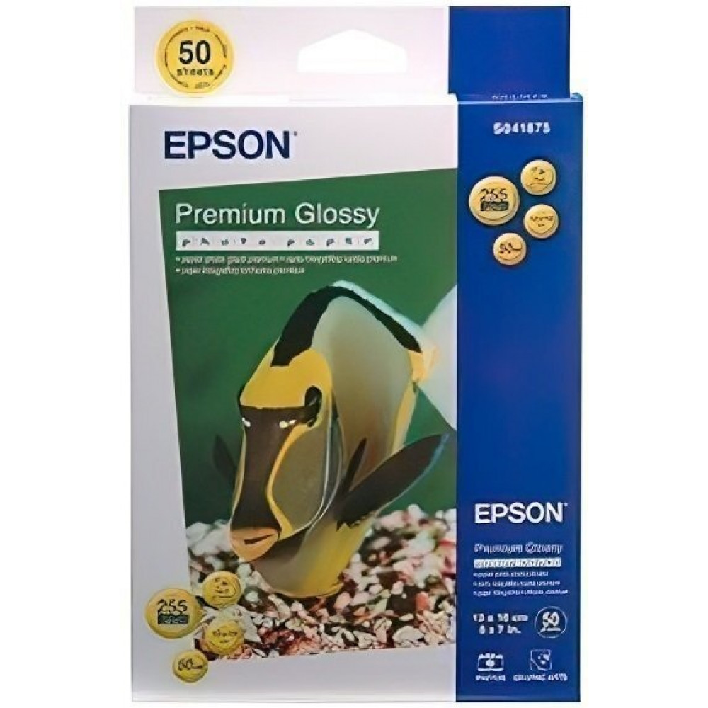 Папір Epson A4 Premium Glossy Photo Paper, 50арк.
